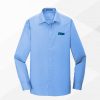 Port Authority ® Slim Fit Long Sleeve Carefree Poplin Shirt